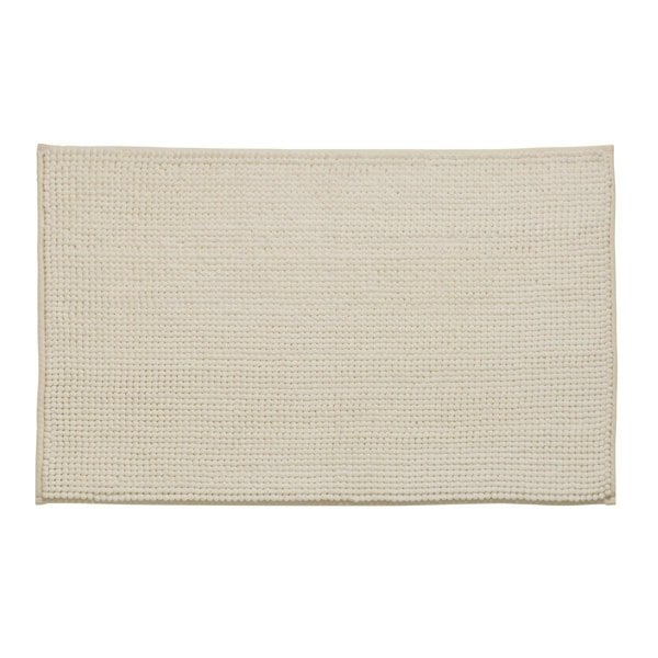 Catherine Lansfield Bobble Non-Slip Bathroom Bath Mat Cream