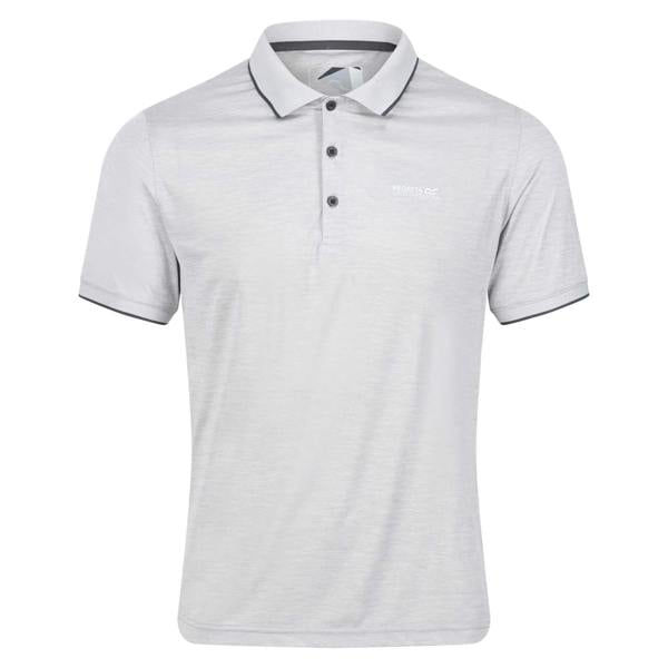 Regatta Mens Remex II Jersey Polo Shirt - Silver Grey - 