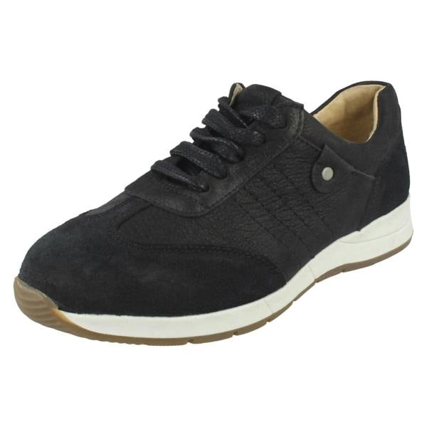 DB Shoes Ladies Easy B Wide Fitting Casual Shoes Crystal