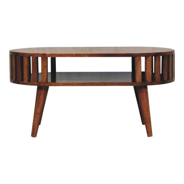 Artisan Furniture Solid Wood Honey Caramel Ariella Coffee Table