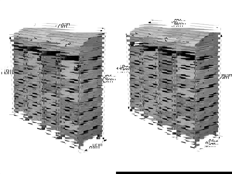 Arbor Garden Solutions Binbreeze Wheelie Bin Storage Unit