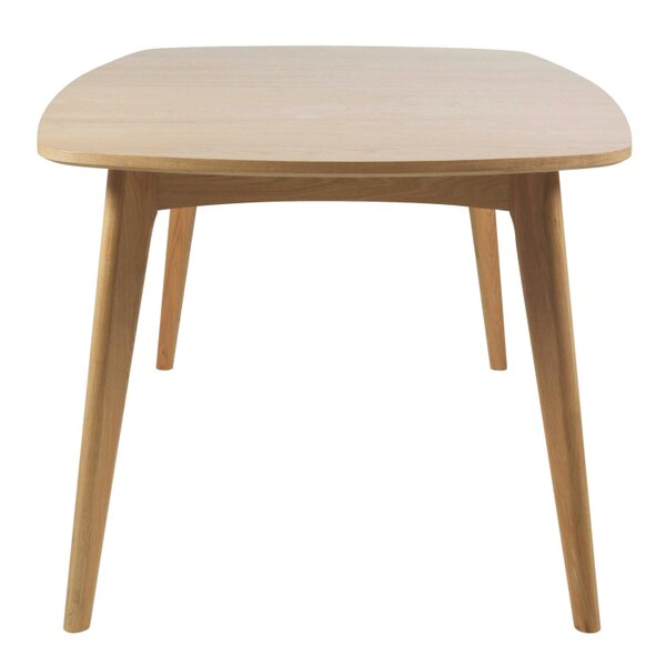 Wyld Haus Mossbloom 6 Seater Oak Extending Dining Table