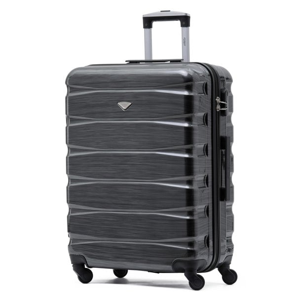 Flight Knight 25" Medium Suitcase Check-in Hold Luggage Hard Shell 4 Wheels TSA Lock