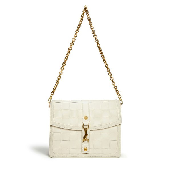 LaBante London Daisy White Vegan Shoulder & Crossbody Bag