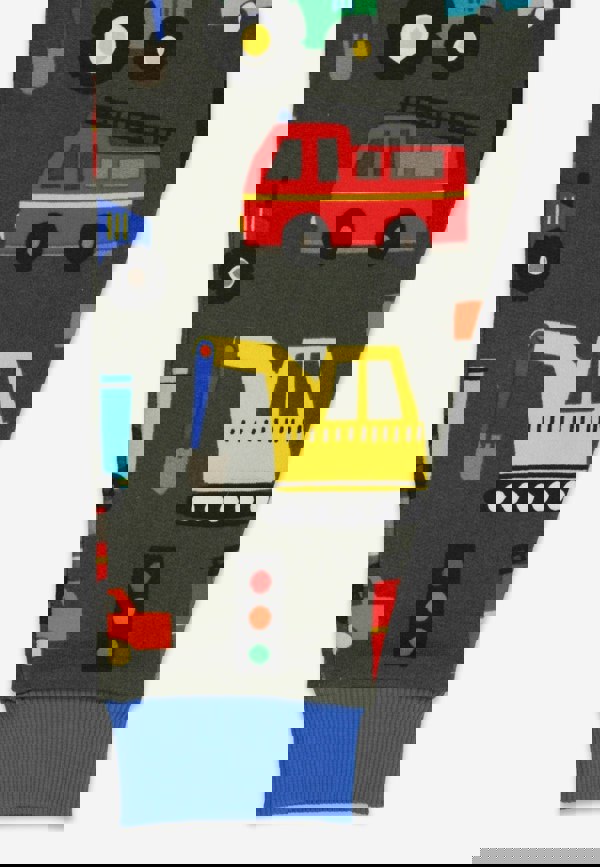 Organic Transport Print Joggers - Toby Tiger