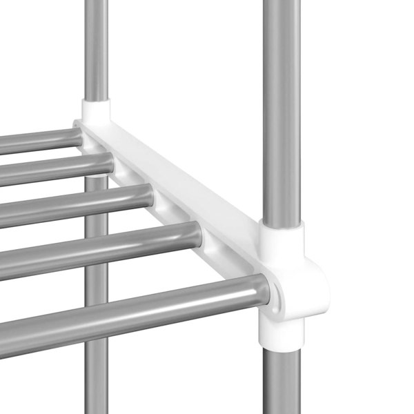 Berkfield Microwave Shelf White 51x27x63 cm Aluminium