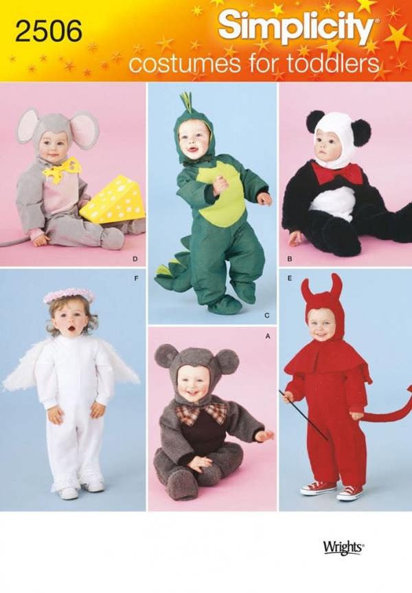Simplicity Sewing Pattern 2506, Costumes for Kids, Baby, Ages: 1/2 - 4 - Intermediate