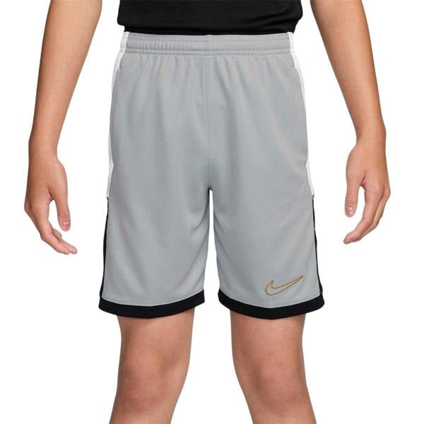 Nike Childrens/Kids Logo Shorts - Grey/Gold - 