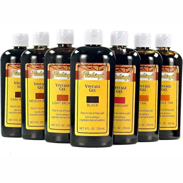 Fiebing's Vintage Gel - Instant Antique Leather Finish Polish 8oz