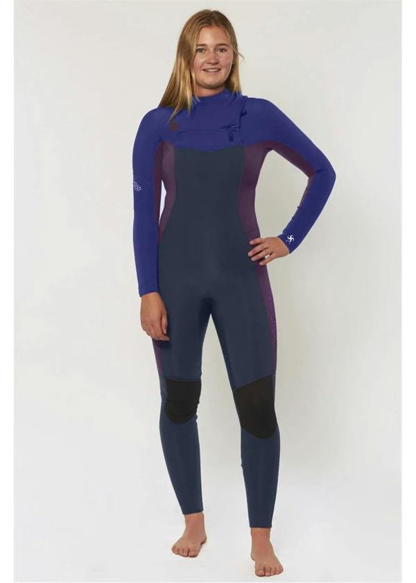 Sisstrevolution 7 seas 4/3 chest zip wetsuit - Blue Moon