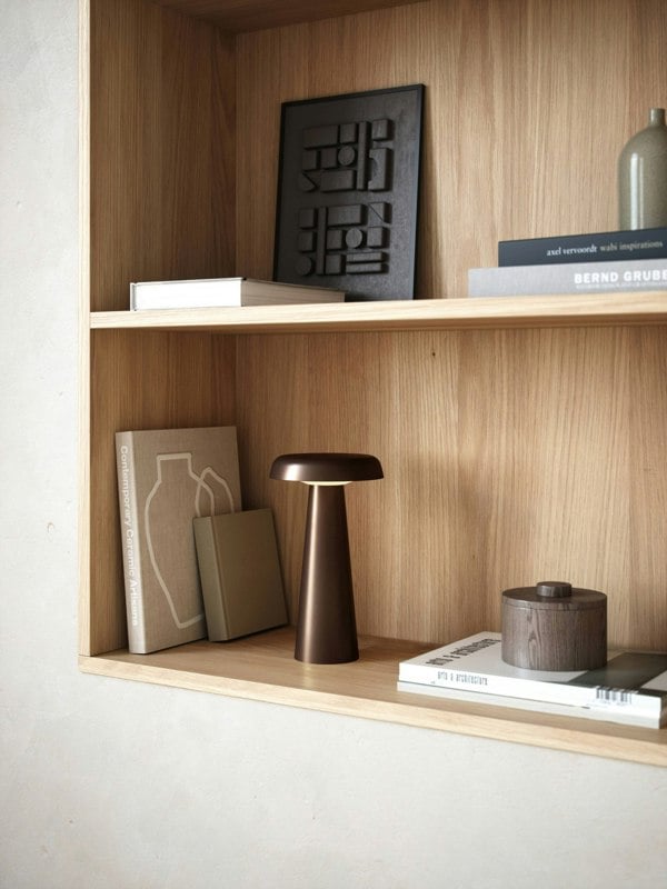 Nordlux Arcello Portable | Table lamp | Burnished brass