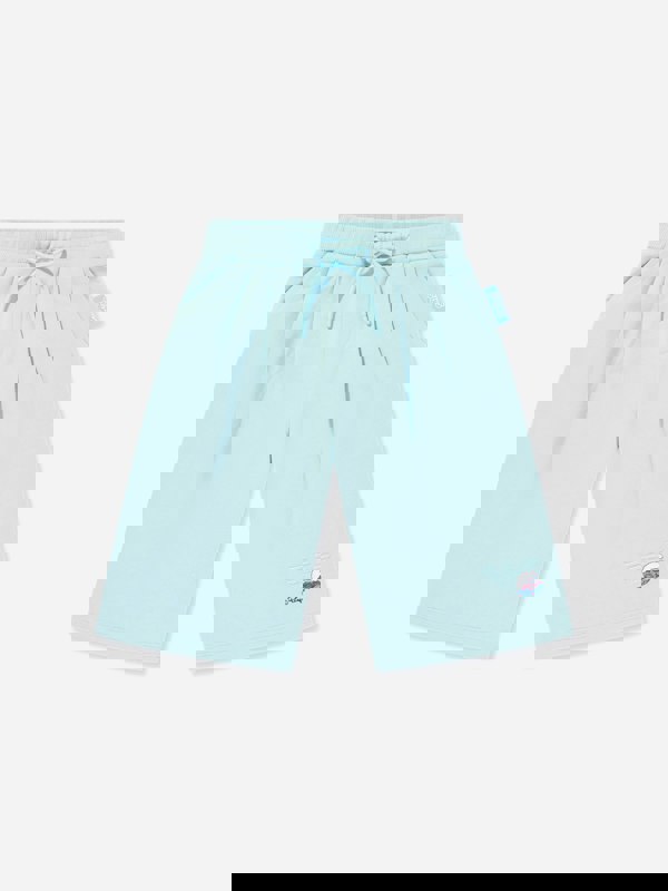 Emporio Armani Boys Smurf Logo Shorts in Blue