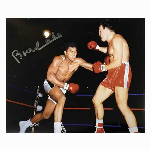 Brian London signed 10x8 photo vs Muhammad Ali — Unframed