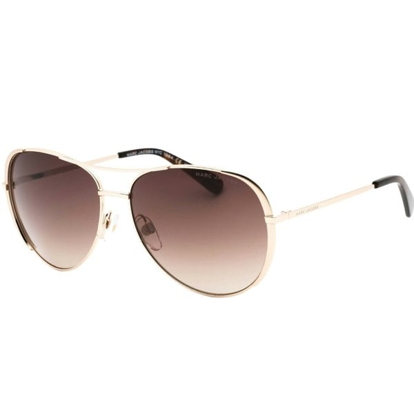 Marc Jacobs Brown SF Lens Gold Sunglasses One Size