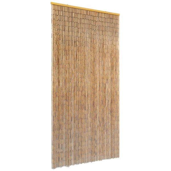 Berkfield Insect Door Curtain Bamboo 90x220 cm