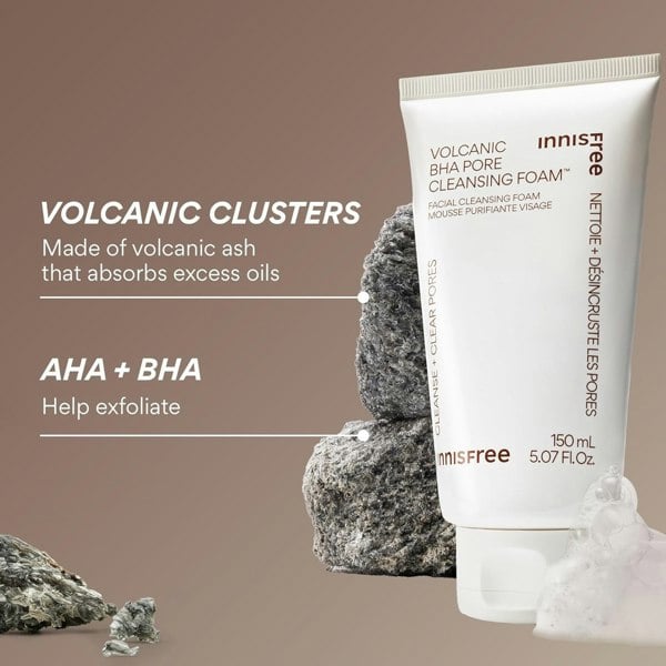 INNISFREE Volcanic BHA Pore Cleansing Foam 150g