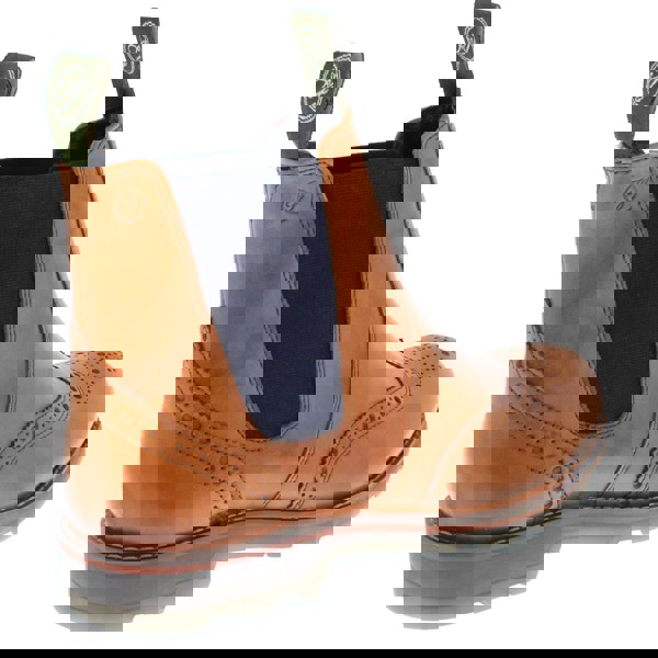 Frank James Boughton Leather Pull On Mens Chelsea Dealer Boots