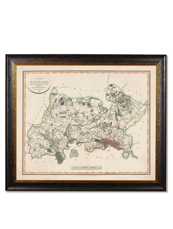 Exceptional Art c.1806 County Maps of England