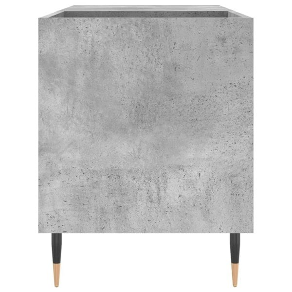Berkfield Record Cabinet Concrete Grey 85x38x48 cm Engineered Wood