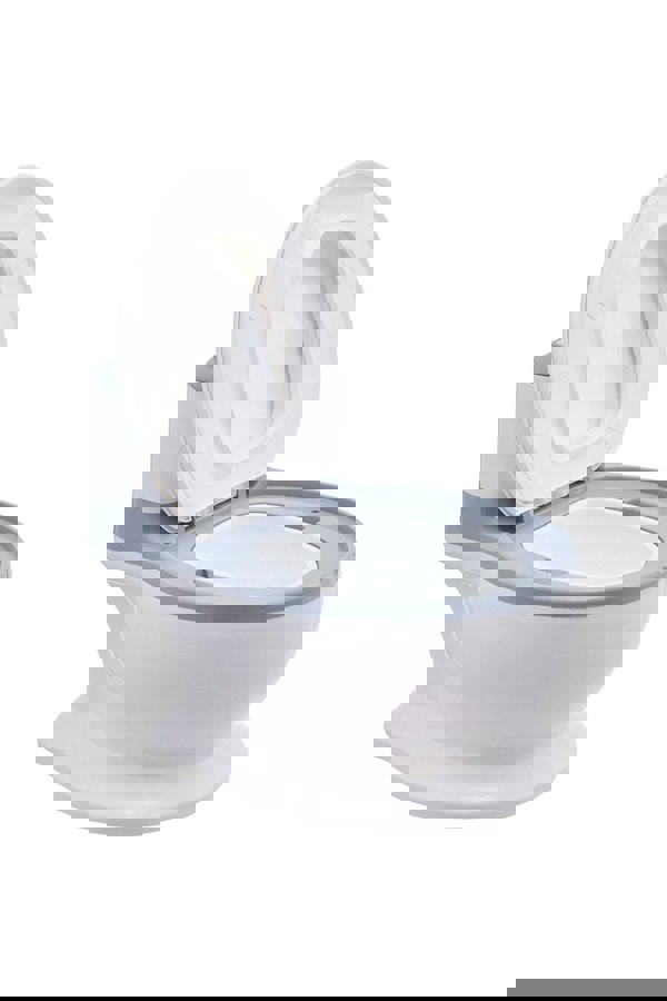 Living and Home Comfortable PVC Seat Cushion Grey Plastic Training Potty Seat for Toddlers