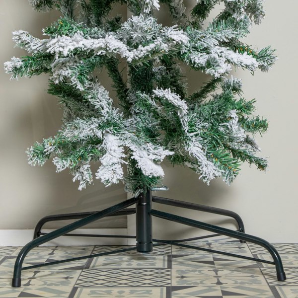 Samuel Alexander 8ft (2.55m) Samuel Alexander Single Door Snow Flocked Christmas Tree Arch with 2000 Tips