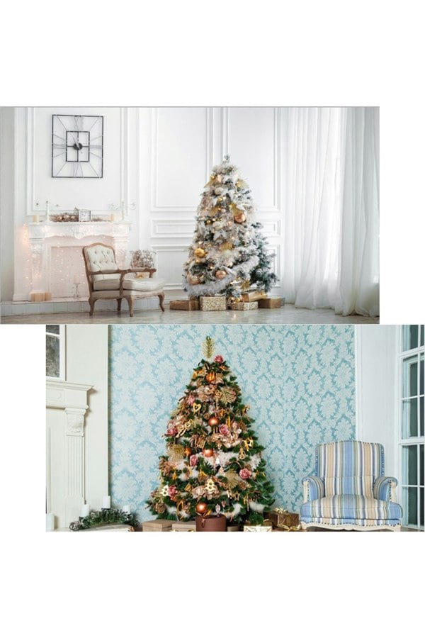 Living and Home 2m White Feather Vine for Christmas Tree Wedding Party Decoration