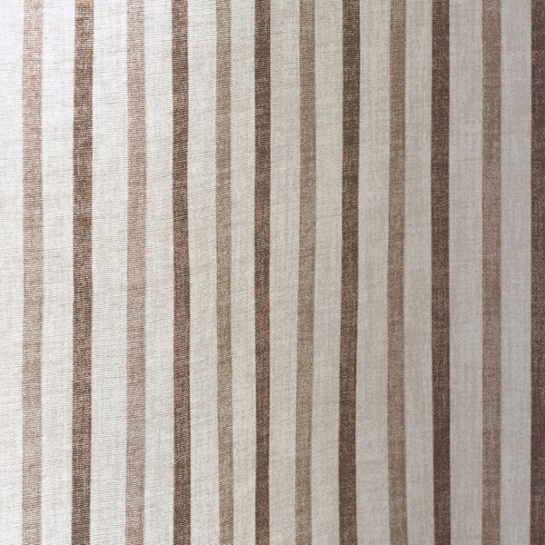 Catherine Lansfield Logan Stripe Lined Eyelet Curtains Natural