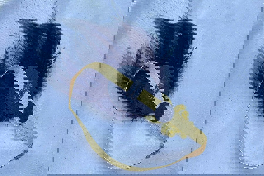 flapper headband gold beading feathers elastic