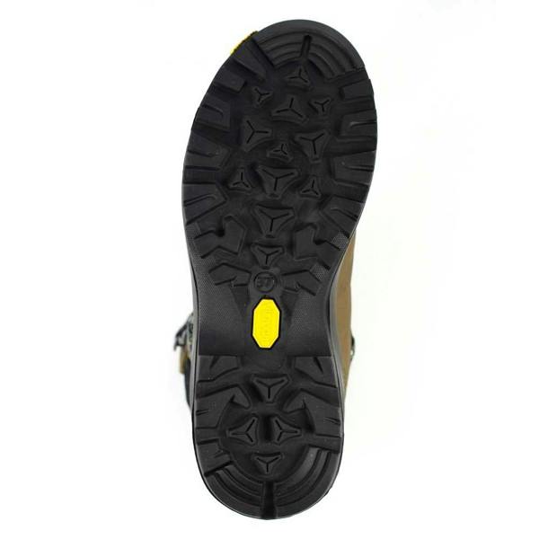 Vibram sole unit on the Grisport Lady Lynx walking boot with trekking sole design for good grip and traction