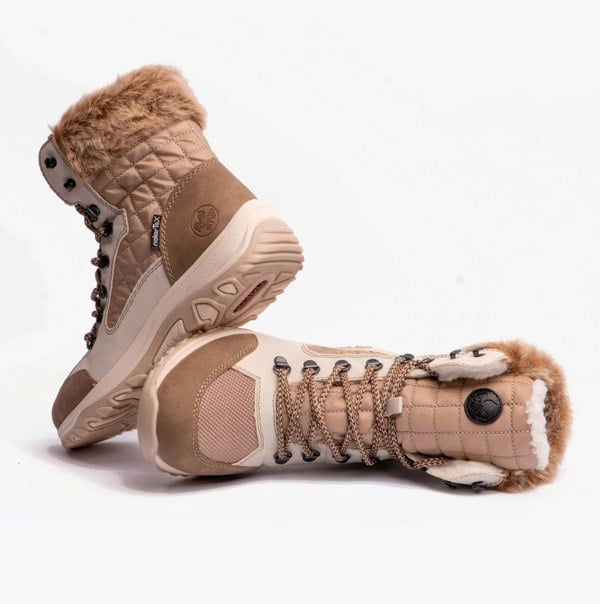 Rieker M9644-60 Womens Boots - Beige