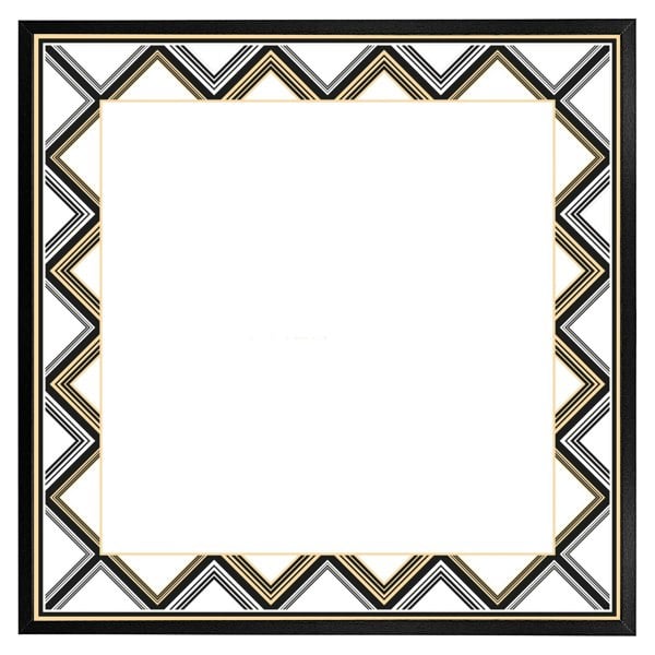 Benjamin Tate Design Art deco patterned border (Picutre Frame)