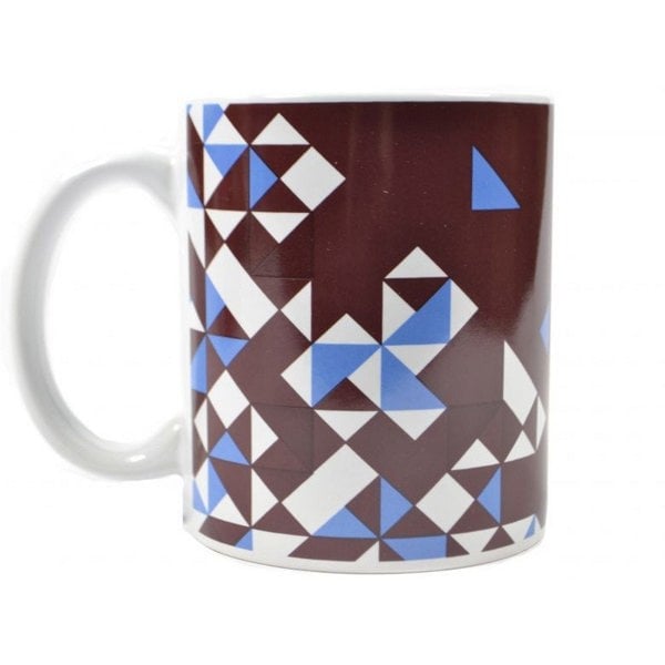 West Ham United FC Particle Mug - Claret Red/White