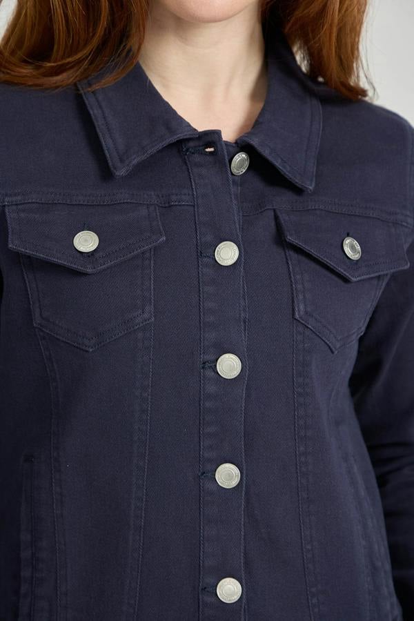 Mudflower Coloured Denim Jacket