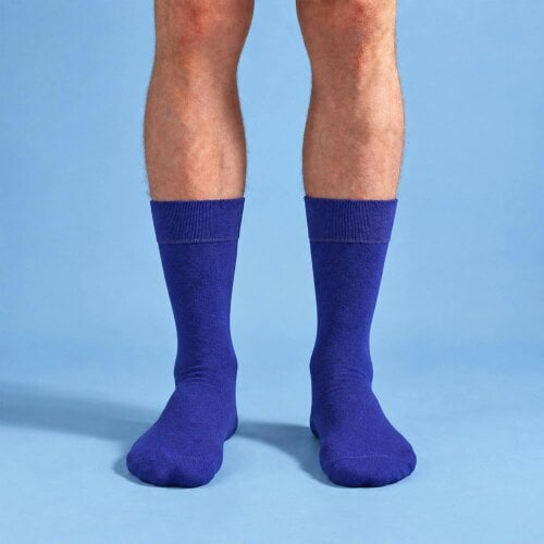 Dr.Socks 4 Pack Mens Bamboo Diabetic Socks Soft Breathable Non Binding Socks