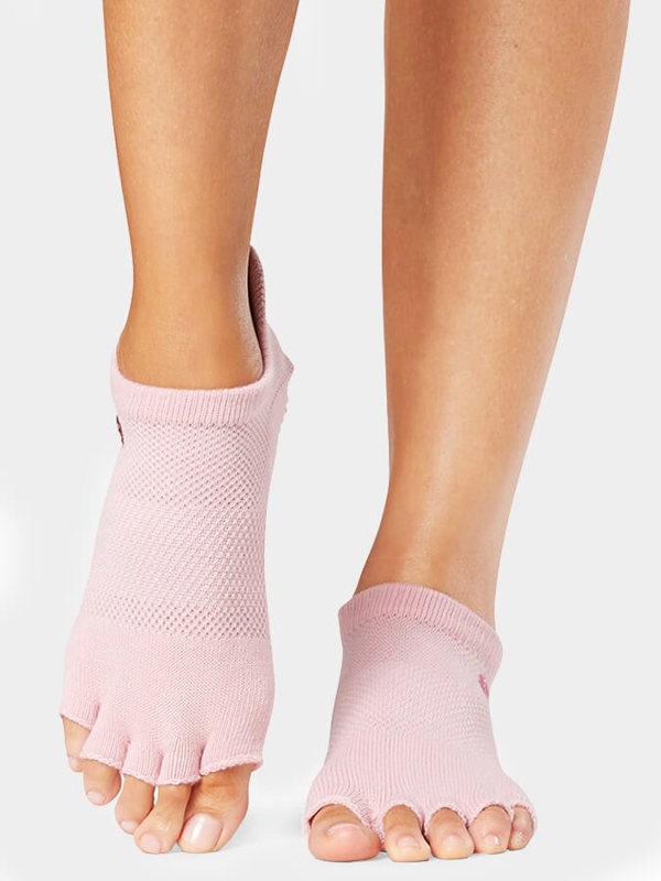 ToeSox Low Rise Half Toe Women's Yoga Grip Socks