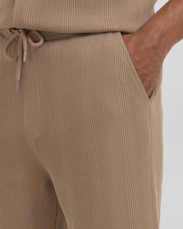 Steel & Jelly Charlton - Stripe Jacquard Waffle Shorts
