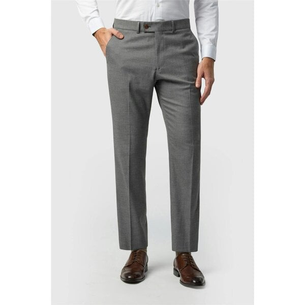 Antique Rogue Slim Fit Blake Grey Texture Trouser