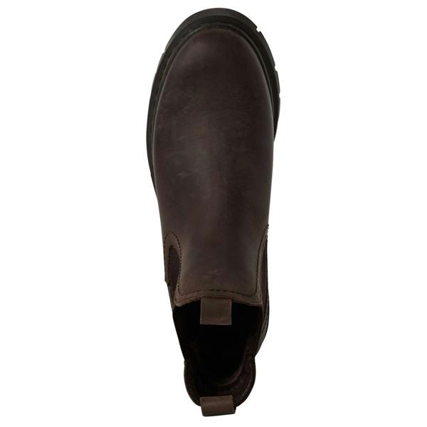 Tamaris Womens Brown Leather Classic Chelsea Ankle Boots