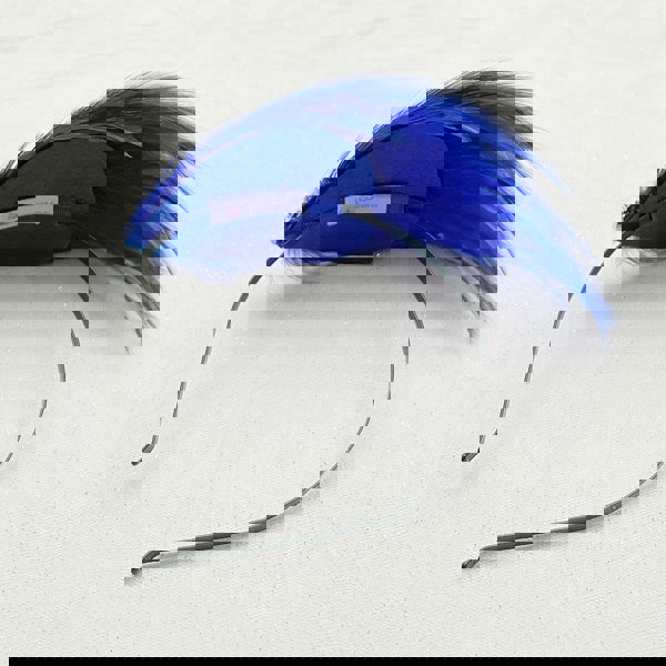 Bue fascinator cobalt blue feathers headband