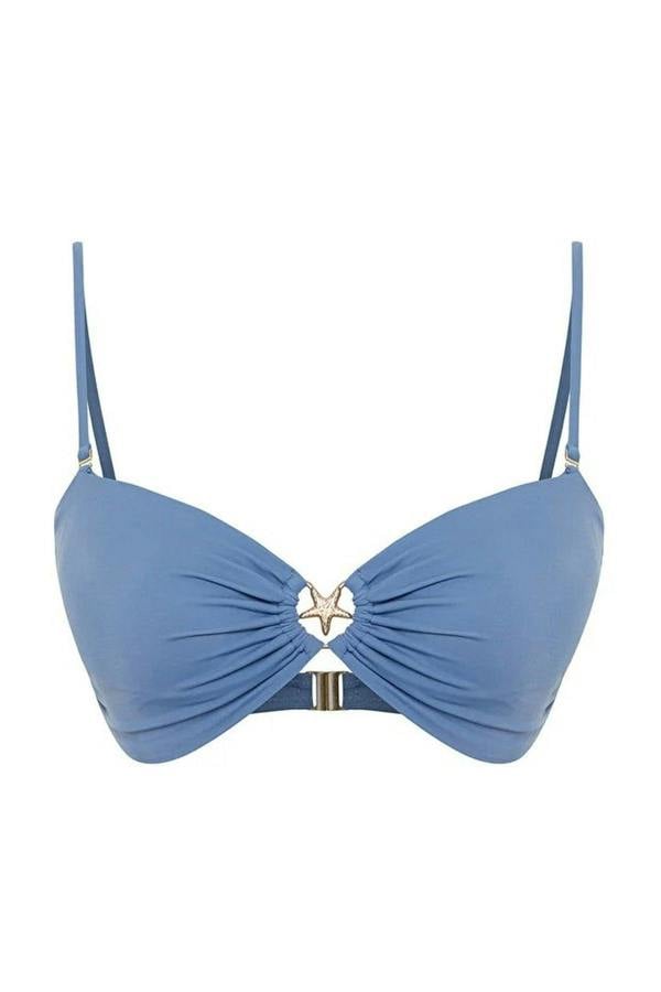 WOVCOR Strapless Covered Bikini Top with Accessories