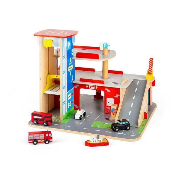 Bigjigs Toys BJB005 Garage Toy Bundle