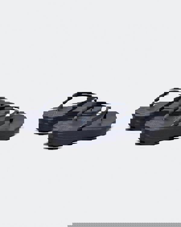 Fitflop Iqushion Womens Ergonomic Flip-Flops - Midnight Navy 399 - CHO - Designer Womens Sandals