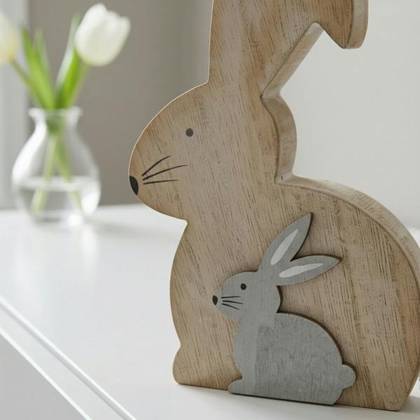 Garden Greatness Springtime Duo Bunny Rabbit Ornament