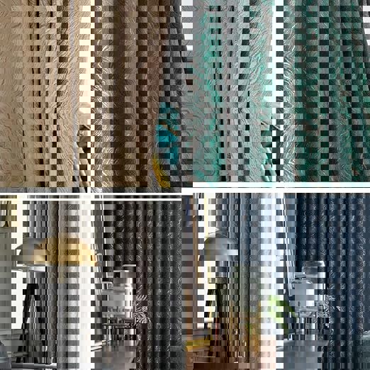 Anyhouz Anydrape Curtain Silver Gray 100cmx250cm Fashion Luxury Curtains Window Decor