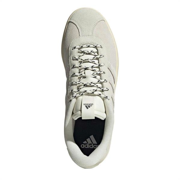 Adidas Mens VL Court 3.0 Suede Low Cut Flat Trainers - Off White - 