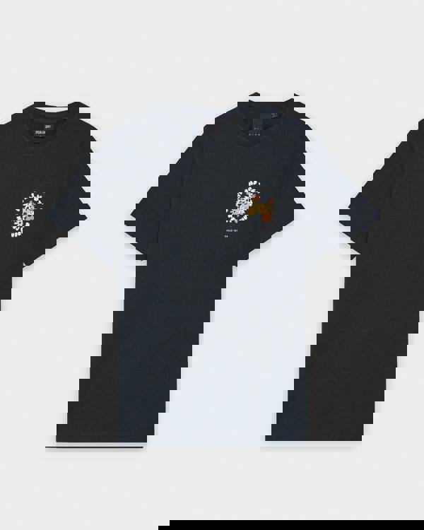 Lyle & Scott Nature Mens Graphic T-Shirt - Z271 Dark Navy | CHO | Designer Mens Graphic T-Shirts