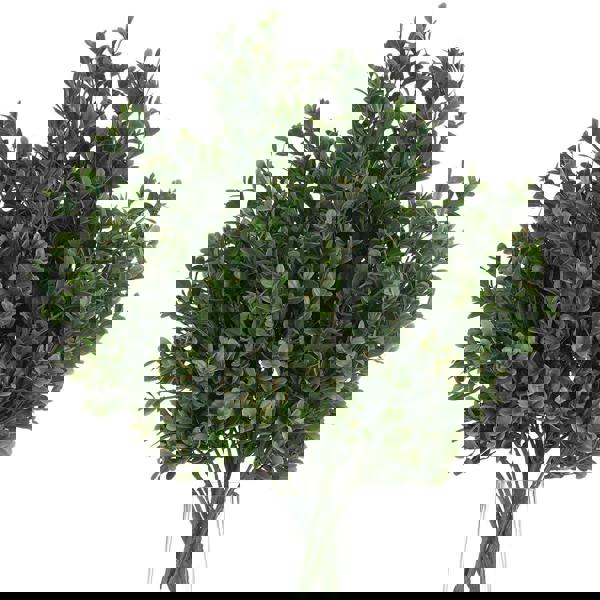 Hill Interiors Artificial Faux Red Tipped Leaf Spray - Green