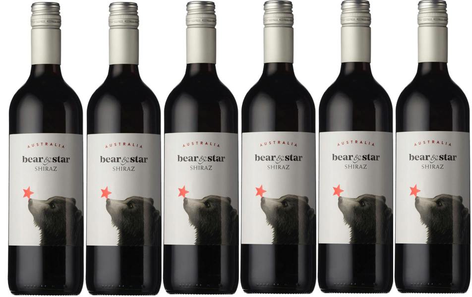 Bear and Star Australian Shiraz (6 x 750ml - 11%)