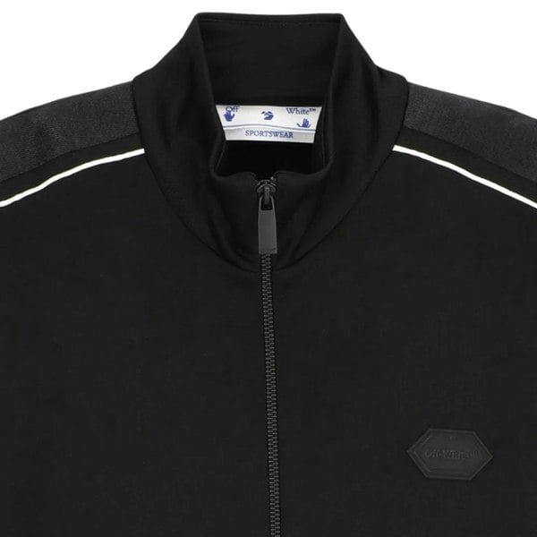 Off-White Knit Tape Track Jacket Black M