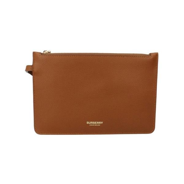 Burberry Double Faced Pouch - Tawny Brown